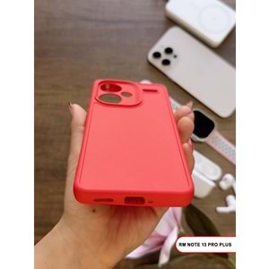 XİAOMİ REDMİ NOTE 13 PRO PLUS RENK ATMAYAN KEEP SİLİKON KILIF - KIRMIZI