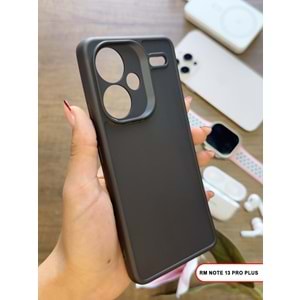 XİAOMİ REDMİ NOTE 13 PRO PLUS RENK ATMAYAN KEEP SİLİKON KILIF - SIYAH