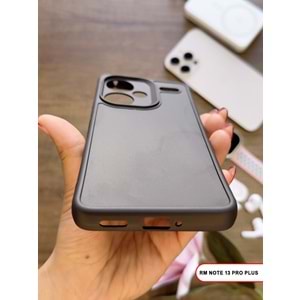 XİAOMİ REDMİ NOTE 13 PRO PLUS RENK ATMAYAN KEEP SİLİKON KILIF - SIYAH