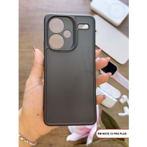 XİAOMİ REDMİ NOTE 13 PRO PLUS RENK ATMAYAN KEEP SİLİKON KILIF - SIYAH