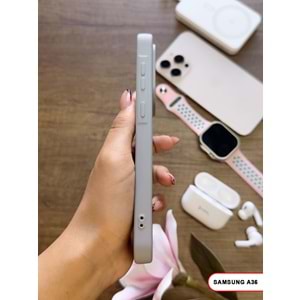 SAMSUNG A36 RENK ATMAYAN KEEP SİLİKON KILIF - GRI