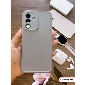 SAMSUNG A36 RENK ATMAYAN KEEP SİLİKON KILIF - GRI