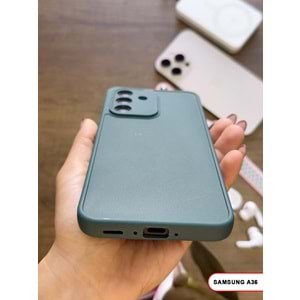 SAMSUNG A36 RENK ATMAYAN KEEP SİLİKON KILIF - HAKI