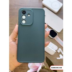 SAMSUNG A36 RENK ATMAYAN KEEP SİLİKON KILIF - HAKI