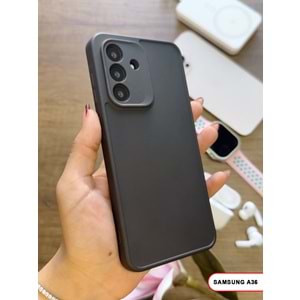 SAMSUNG A36 RENK ATMAYAN KEEP SİLİKON KILIF - SIYAH