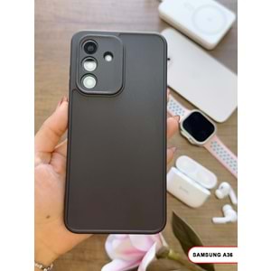 SAMSUNG A36 RENK ATMAYAN KEEP SİLİKON KILIF - SIYAH