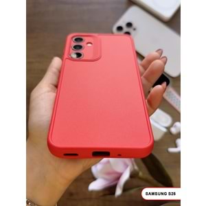SAMSUNG S25 RENK ATMAYAN KEEP SİLİKON KILIF - KIRMIZI