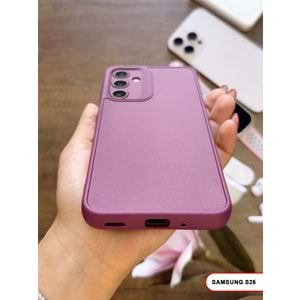 SAMSUNG S25 RENK ATMAYAN KEEP SİLİKON KILIF - MOR