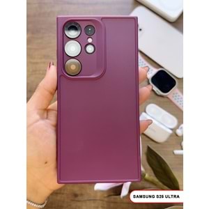 SAMSUNG S25 ULTRA RENK ATMAYAN KEEP SİLİKON KILIF - MOR