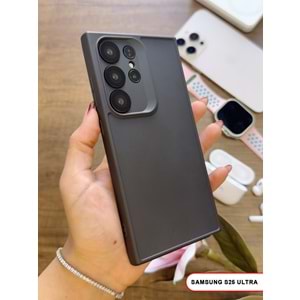 SAMSUNG S25 ULTRA RENK ATMAYAN KEEP SİLİKON KILIF - SIYAH