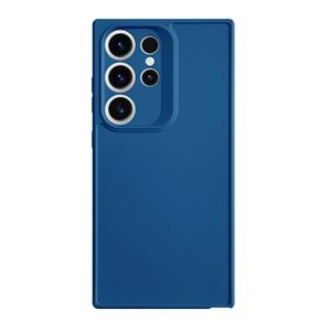 SAMSUNG S24 ULTRA RENK ATMAYAN KEEP SİLİKON KILIF - LACIVERT