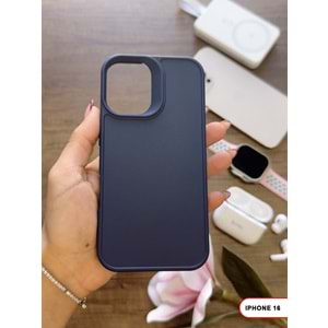 IPHONE 16 RENK ATMAYAN KEEP SİLİKON KILIF - LACIVERT