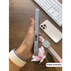 IPHONE 16 PRO MAX RENK ATMAYAN KEEP SİLİKON KILIF - GRI
