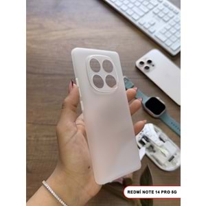 XİAOMİ REDMİ NOTE 14 PRO 5G SÜPER İNCE MAT MTL ULTRA THİN SİLİKON KILIF