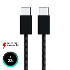 MT1745 45W SÜPER FAST QC 4.0 PD TYPE-C TO TYPE-C EV ŞARJ CİHAZI