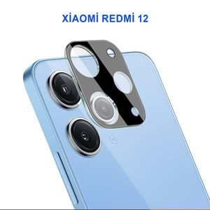 XİAOMİ REDMİ 12 KAMERA LENS KORUMA SİYAH