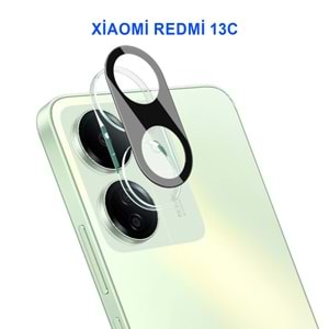 XİAOMİ REDMİ 13C KAMERA LENS KORUMA SİYAH