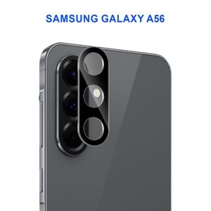 SAMSUNG A56 KAMERA LENS KORUMA SİYAH