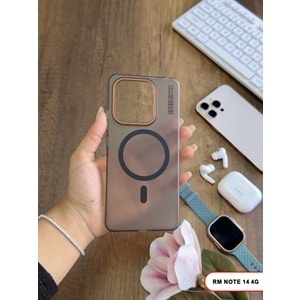 XİAOMİ REDMİ NOTE 14 4G MAGSAFE UYUMLU MAT SERT KLEİN KILIF