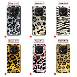 XİAOMİ REDMİ NOTE 14 PRO 4G LEOPAR DESENLİ LEO SİLİKON KILIF
