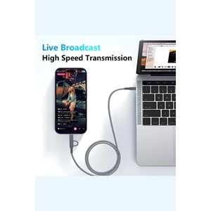 MT2812 TYPE-C + LİGHTNİNG to AUX 3.5MM SES KABLOSU STEREO