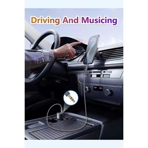 MT2812 TYPE-C + LİGHTNİNG to AUX 3.5MM SES KABLOSU STEREO