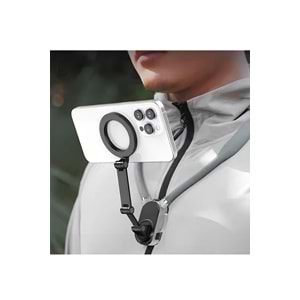 MT6083 360 DERECE AYARLANABİLİR BOYUN ASKILI MANYETİK TELEFON TUTUCU