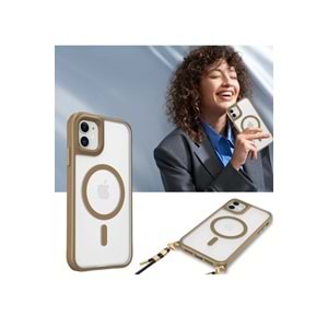 IPHONE 11 MAGSAFE UYUMLU ÖZEL BOYUN ASKI İPİ APARATLI SKY-101 TELEFON KILIF