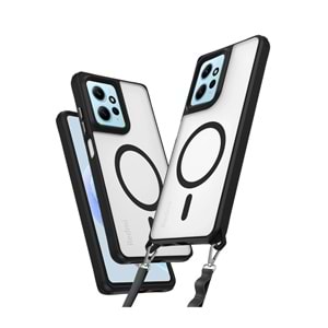 XİAOMİ REDMİ NOTE 12 4G MAGSAFE UYUMLU ÖZEL BOYUN ASKI İPİ APARATLI SKY-101 TELEFON KILIF