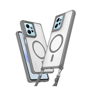 XİAOMİ REDMİ NOTE 12 4G MAGSAFE UYUMLU ÖZEL BOYUN ASKI İPİ APARATLI SKY-101 TELEFON KILIF