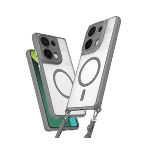 XİAOMİ REDMİ NOTE 13 4G MAGSAFE UYUMLU ÖZEL BOYUN ASKI İPİ APARATLI SKY-101 TELEFON KILIF