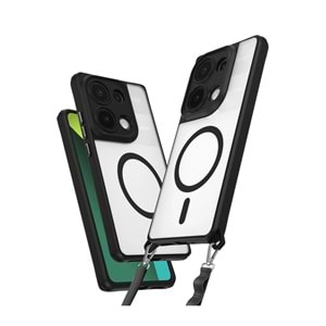 XİAOMİ REDMİ NOTE 13 PRO 4G MAGSAFE UYUMLU ÖZEL BOYUN ASKI İPİ APARATLI SKY-101 TELEFON KILIF