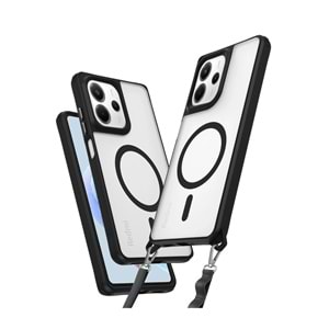 XİAOMİ REDMİ NOTE 14 4G MAGSAFE UYUMLU ÖZEL BOYUN ASKI İPİ APARATLI SKY-101 TELEFON KILIF