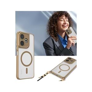 XİAOMİ REDMİ 13 MAGSAFE UYUMLU ÖZEL BOYUN ASKI İPİ APARATLI SKY-101 TELEFON KILIF