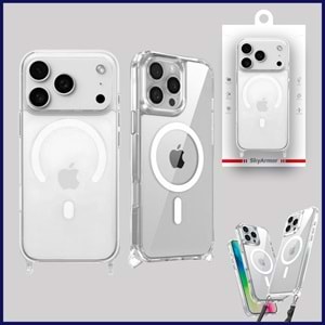 REDMİ NOTE 14 PRO 4G / REDMİ NOTE 14 PRO PLUS 5G MAGSAFE UYUMLU ÖZEL BOYUN İPİ APARATLI ŞEFFAF SKY-103 TELEFON KILIF