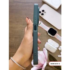 XİAOMİ REDMİ NOTE 14 5G RENK ATMAYAN KEEP SİLİKON KILIF - HAKI
