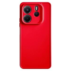 XİAOMİ REDMİ NOTE 14 5G RENK ATMAYAN KEEP SİLİKON KILIF - KIRMIZI