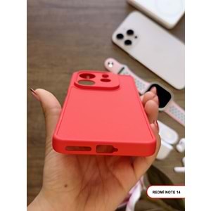 XİAOMİ REDMİ NOTE 14 5G RENK ATMAYAN KEEP SİLİKON KILIF - KIRMIZI