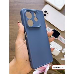 XİAOMİ REDMİ NOTE 14 5G RENK ATMAYAN KEEP SİLİKON KILIF - LACIVERT