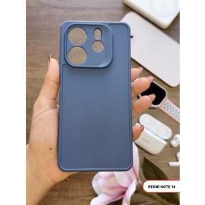 XİAOMİ REDMİ NOTE 14 5G RENK ATMAYAN KEEP SİLİKON KILIF - LACIVERT