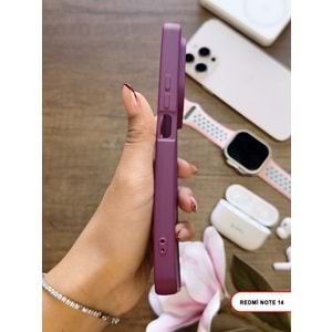 XİAOMİ REDMİ NOTE 14 5G RENK ATMAYAN KEEP SİLİKON KILIF - MOR