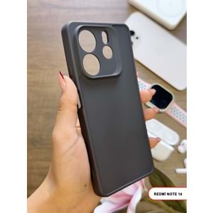 XİAOMİ REDMİ NOTE 14 5G RENK ATMAYAN KEEP SİLİKON KILIF - SIYAH