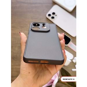XİAOMİ REDMİ NOTE 14 5G RENK ATMAYAN KEEP SİLİKON KILIF - SIYAH