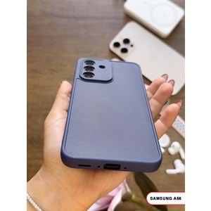 SAMSUNG A56 RENK ATMAYAN KEEP SİLİKON KILIF - LACIVERT