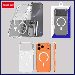 IPHONE 17 PRO MAX MAGSAFE UYUMLU SARARMAYAN MİKA SKY-206 TELEFON KAPAK