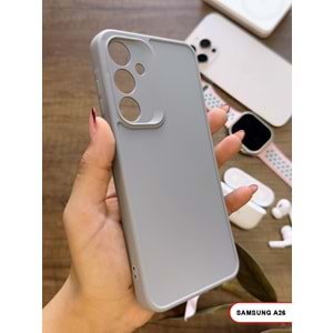 SAMSUNG A26 RENK ATMAYAN KEEP SİLİKON KILIF - GRI