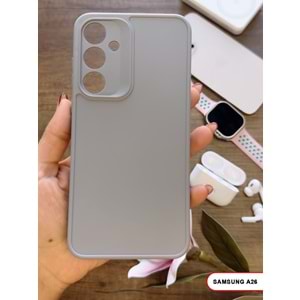 SAMSUNG A26 RENK ATMAYAN KEEP SİLİKON KILIF - GRI
