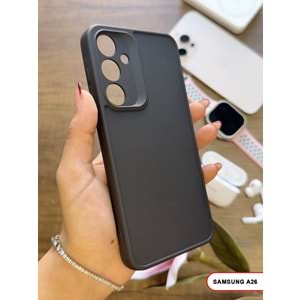 SAMSUNG A26 RENK ATMAYAN KEEP SİLİKON KILIF - SIYAH