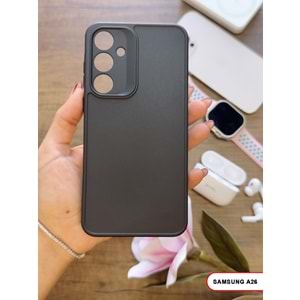 SAMSUNG A26 RENK ATMAYAN KEEP SİLİKON KILIF - SIYAH