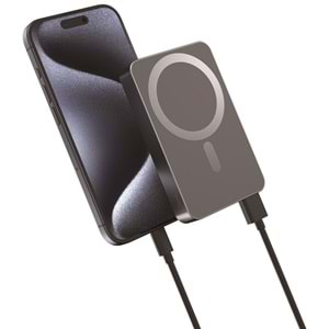 MT4610 10.000 MAH SLIM MAGSAFE UYUMLU 37.5W PD ŞARJ POWERBANK /60